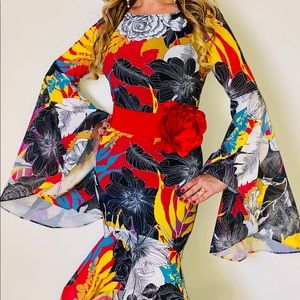 Beautiful exotic cocktails dress